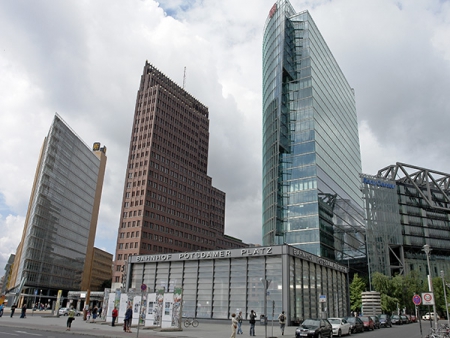 Part of the Potsdamer Platz, the result of a public competition for urban design ideas in 1991